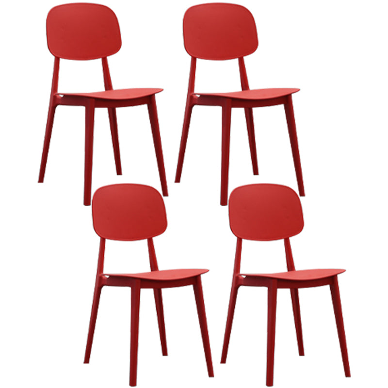 Plastic nordique Open Danding Dining Claid 32 "H Chaise de salle à manger pour restaurant