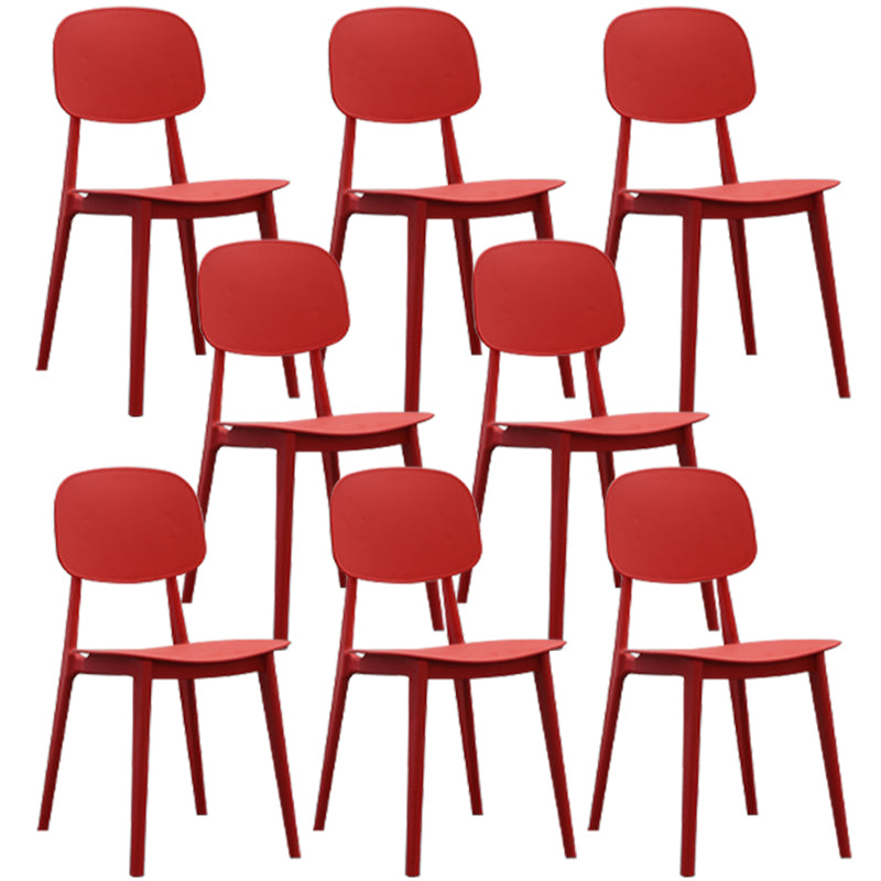 Plastic nordique Open Danding Dining Claid 32 "H Chaise de salle à manger pour restaurant