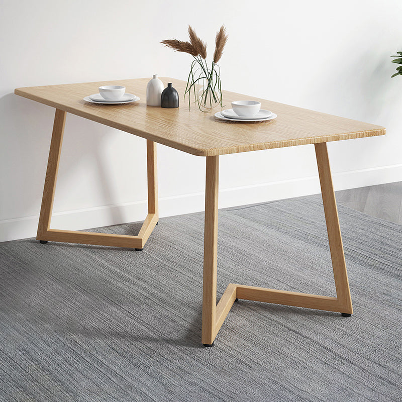 Modern Solid Wood Dining Room Set with Rectangle Table Dining Table Furniture for Home