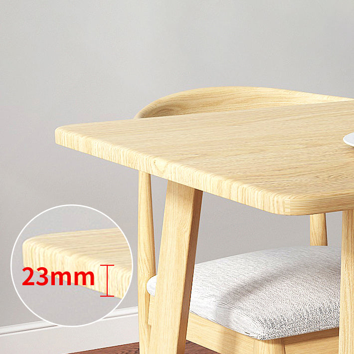 Modern Solid Wood Dining Room Set with Rectangle Table Dining Table Furniture for Home