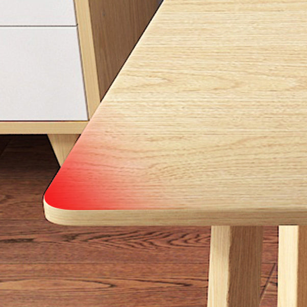 Modern Solid Wood Dining Room Set with Rectangle Table Dining Table Furniture for Home