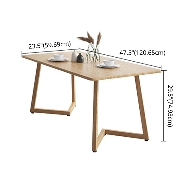 Modern Solid Wood Dining Room Set with Rectangle Table Dining Table Furniture for Home
