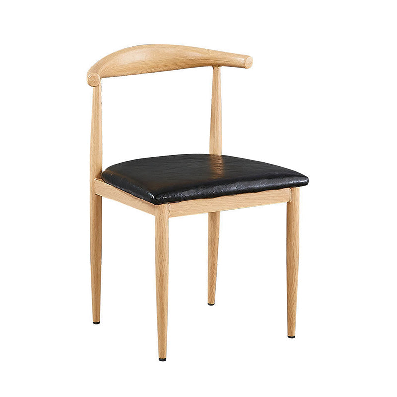 Minimalist Wooden Dining Set Standard Height with Pedestal Base Dining RoomSet for Home Use