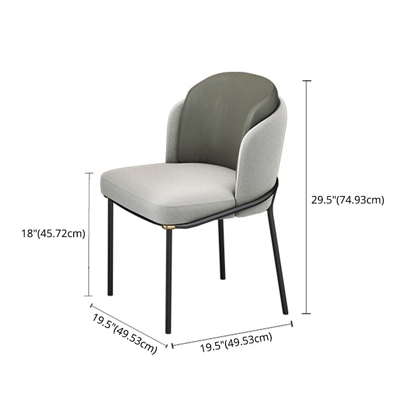 Glam Style Sintered Stone Dining Room Set with Black Leg Dining Furniture for Home Use