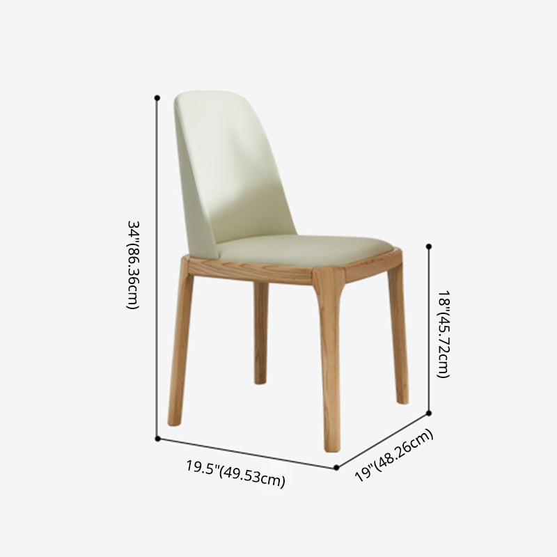 Dining Room Set Minimalist with Solid Wood Table and Upholstered Chairs