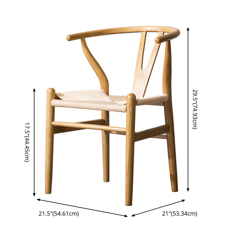 Contemporary Solid Wood Standard Dining Set Rectangle Kitchen Dining Set with 4 Legs Base