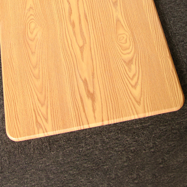 Modern Fixed Solid Wood Dining Room Table with 4 Wood Legs Kitchen Dining Set