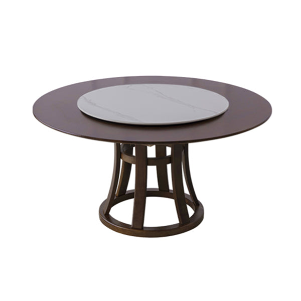 Traditional Standard Sintered Stone Top Dining Room Set of Round Shape for Kitchen Table Set