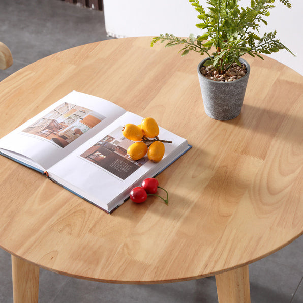 Modern Solid Wood Dining Room Set with Round Table Dining Table Furniture