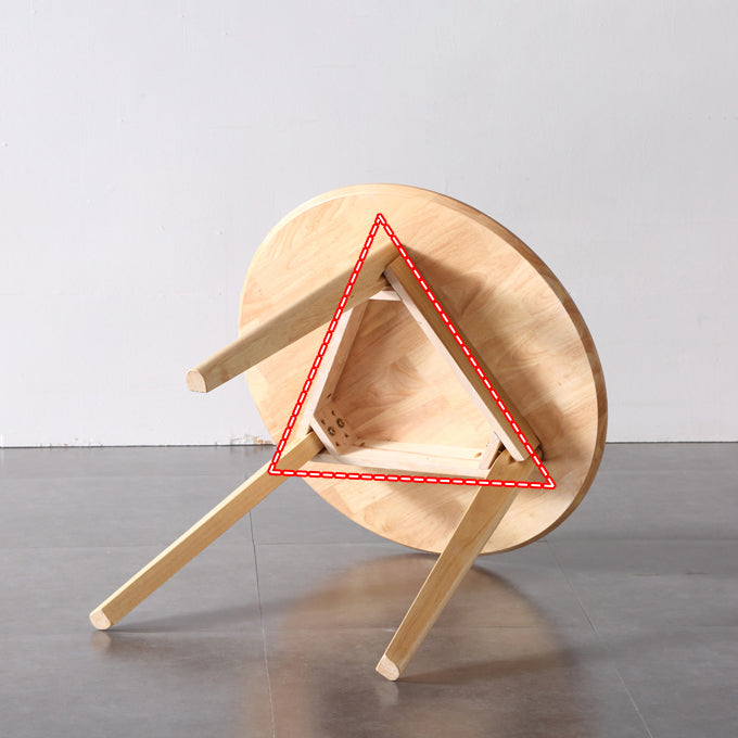 Modern Solid Wood Dining Room Set with Round Table Dining Table Furniture