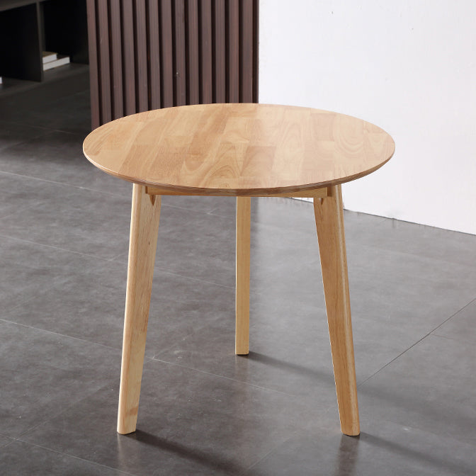 Modern Solid Wood Dining Room Set with Round Table Dining Table Furniture