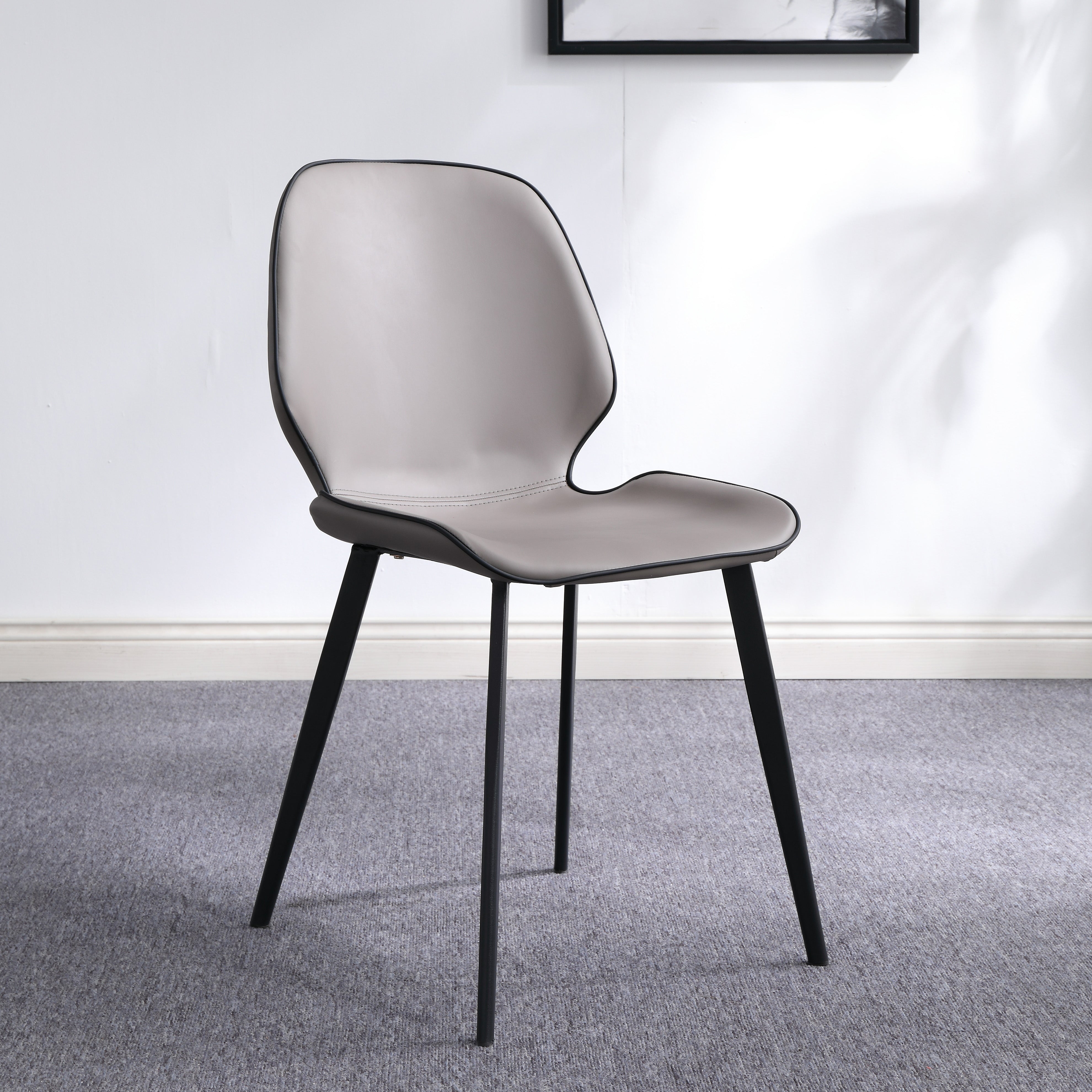 Modern Style Sintered Stone Black Dining Room Set with Round Table Formal Dining Table Furniture