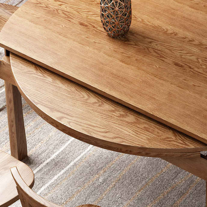 Modern Kitchen Wooden Dining Furniture Set with Round Table Formal Dining Room Table Set