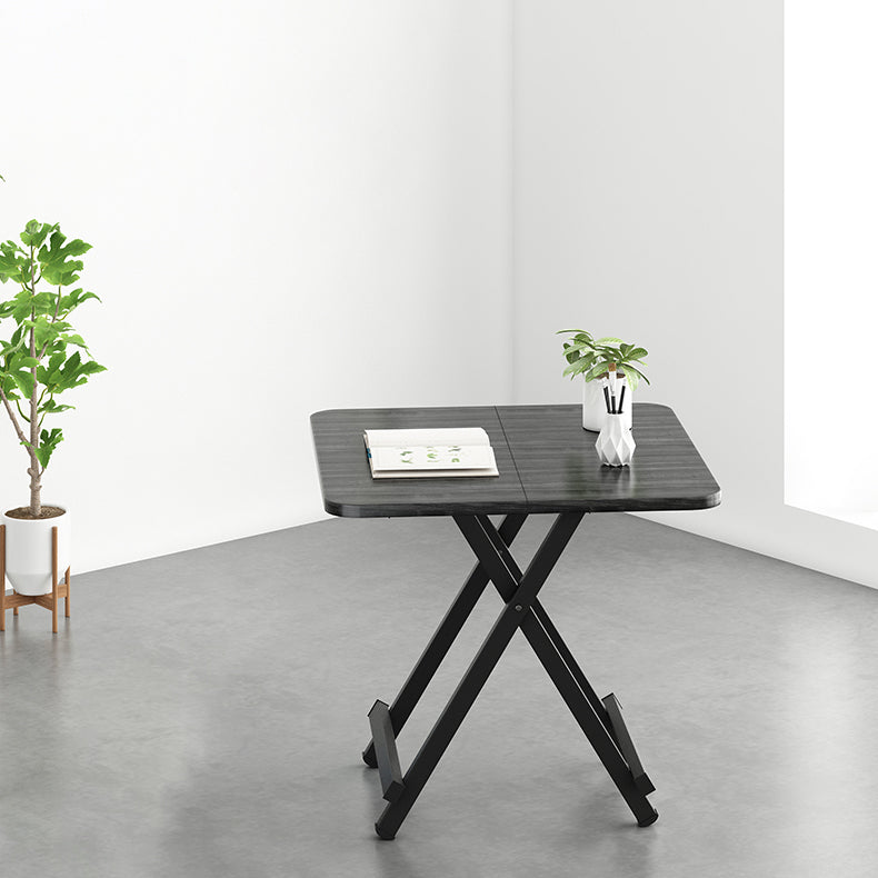 Modern Wooden Dining Room Set with Round Table Space-Saving Design Home Dining Table Furniture