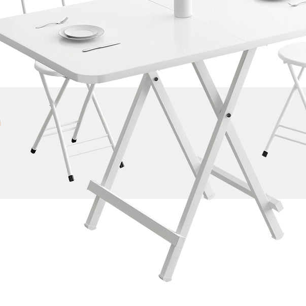 Modern Style Wooden Dining Room Set with Round Table Space-Saving Design Dining Table Furniture