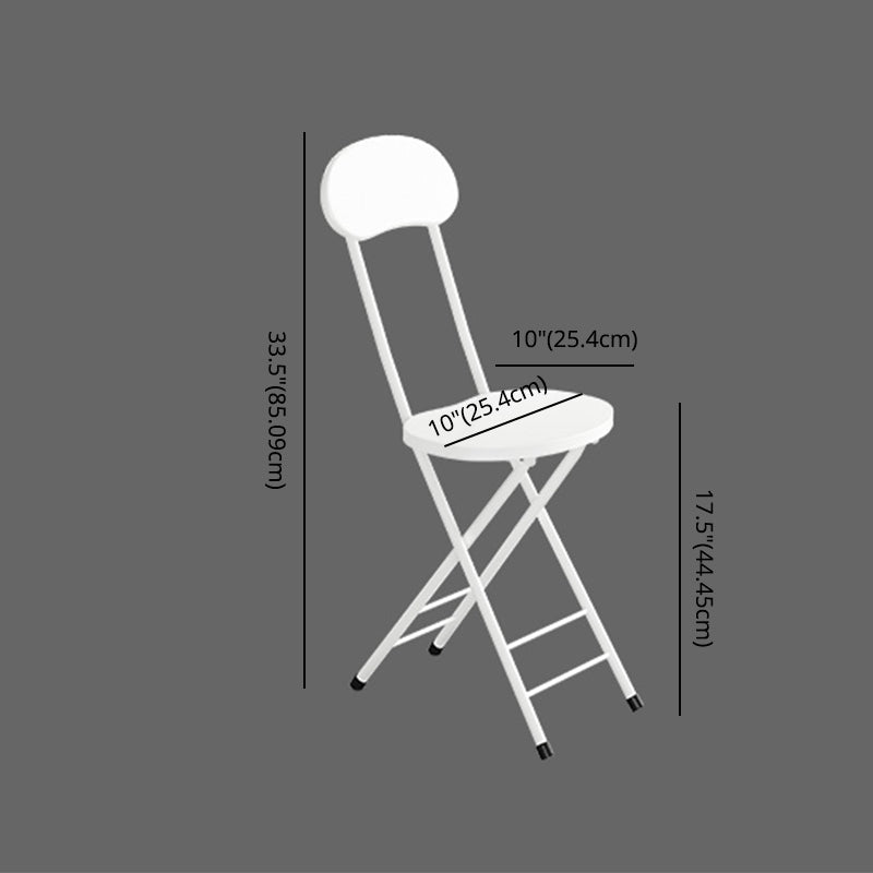 Modern Style Wooden Dining Room Set with Round Table Space-Saving Design Dining Table Furniture