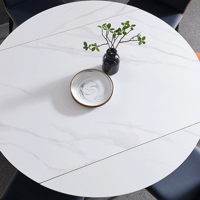 Modern Kitchen Folding Dining Furniture Set with Round Table Formal Dining Room Table Set