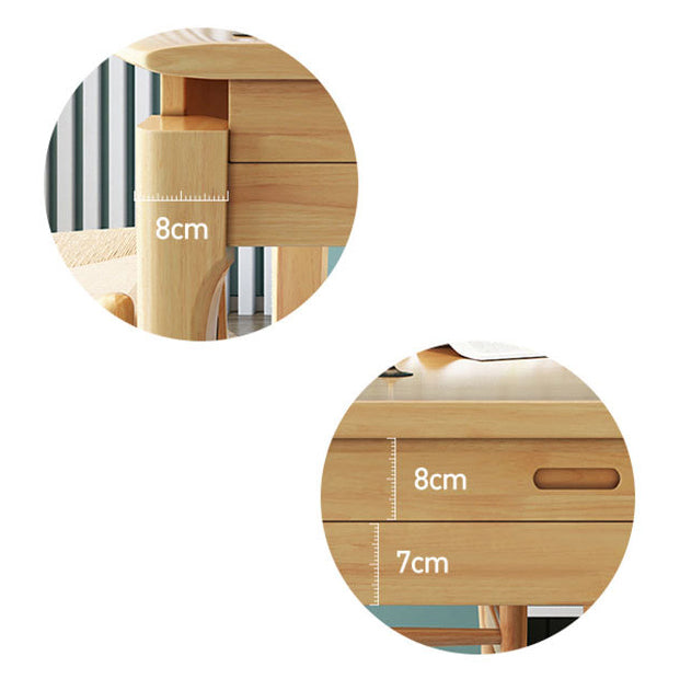 Modern Wooden Foldable Furniture Standard Height Formal Dining Room Table Set for Home Use