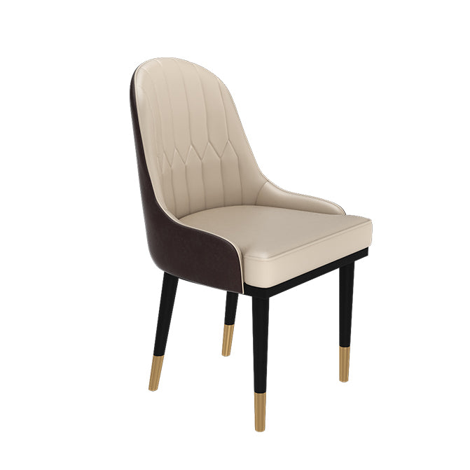 Round Scandinavian Style Dining Room Set Sintered Stone Dining Furniture Set with Metallic Base