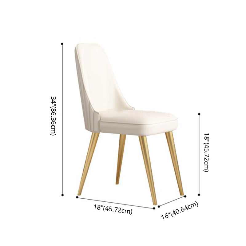 Contemporary Style Sintered Stone Dining Table with White Fixed Table and Pedestal Base