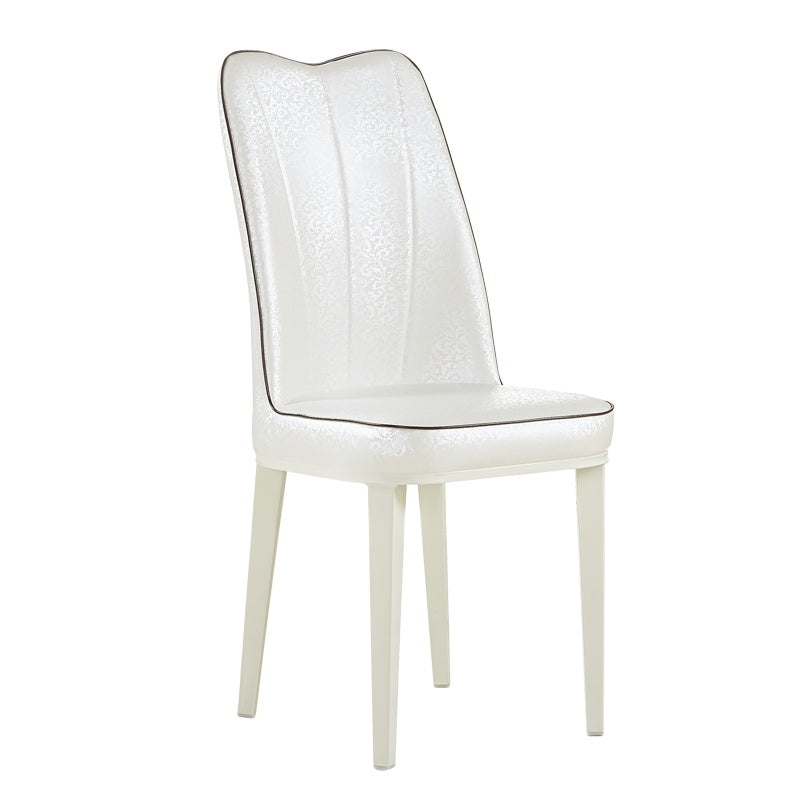 Dining Room Set Contemporary with Tempered Glass Dining Table and Cushion Chairs