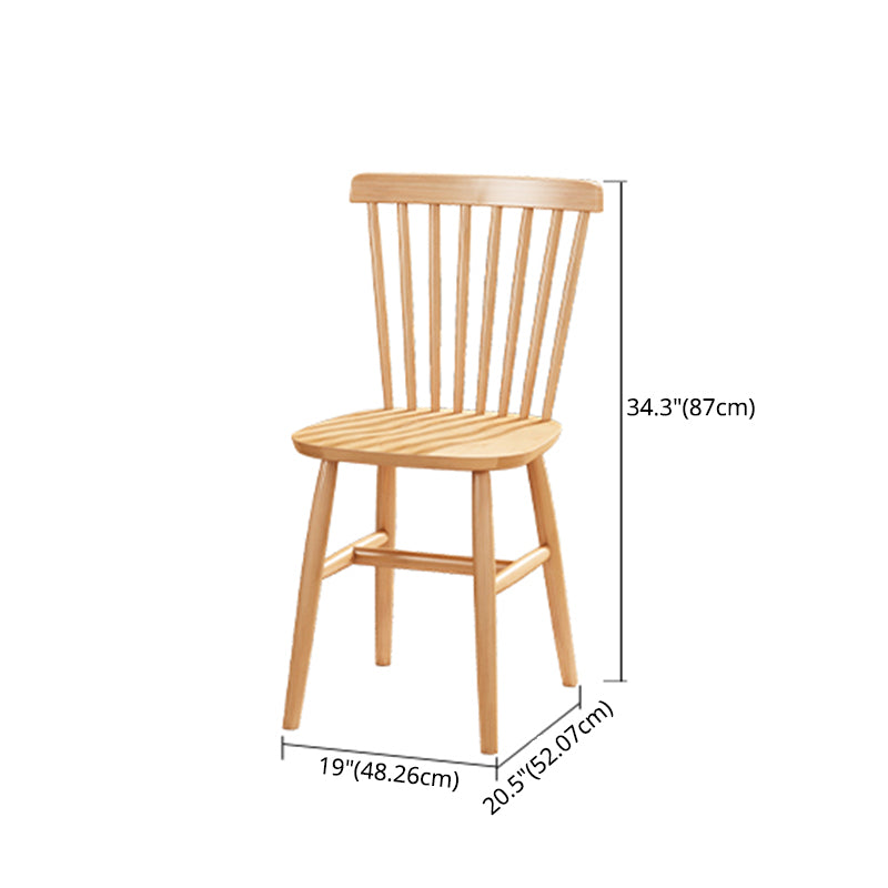 Modern Solid Wood Rectangle Shape Dining Set Khaki Standard Dining Set for Kitchen