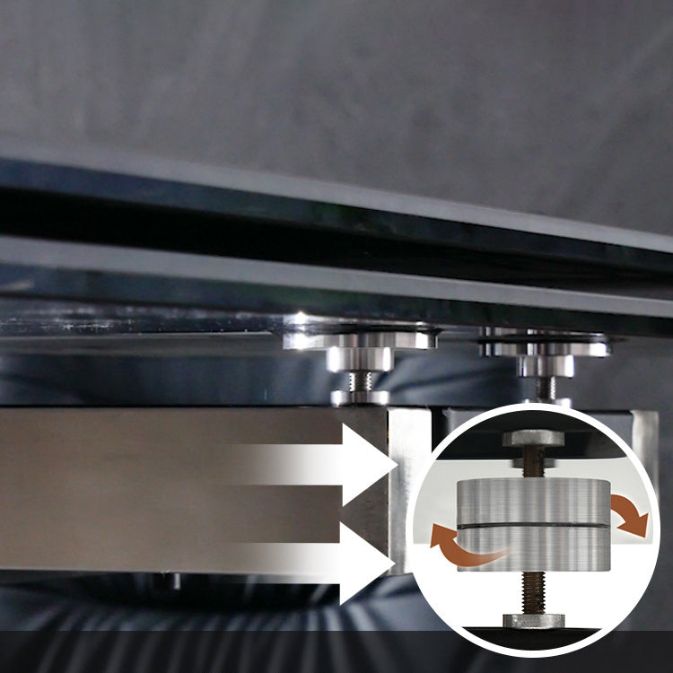 Modern Rattan Standard Dining Set with Rectangle Table and Solid Back Chairs Dining Set