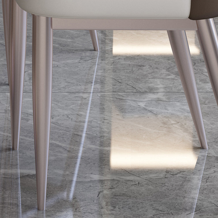 Nordic Round Sintered Stone Dining Table of 5/7 with Pedestal Base Dining Set for Restaurant