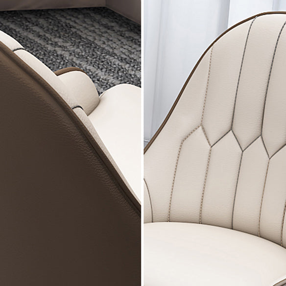 Standard Marble Top Dining Set with Metallic Legs Base for Dining Furniture