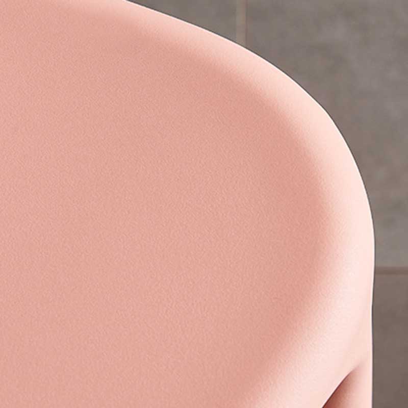 Chaise latéral en plastique de style glamour