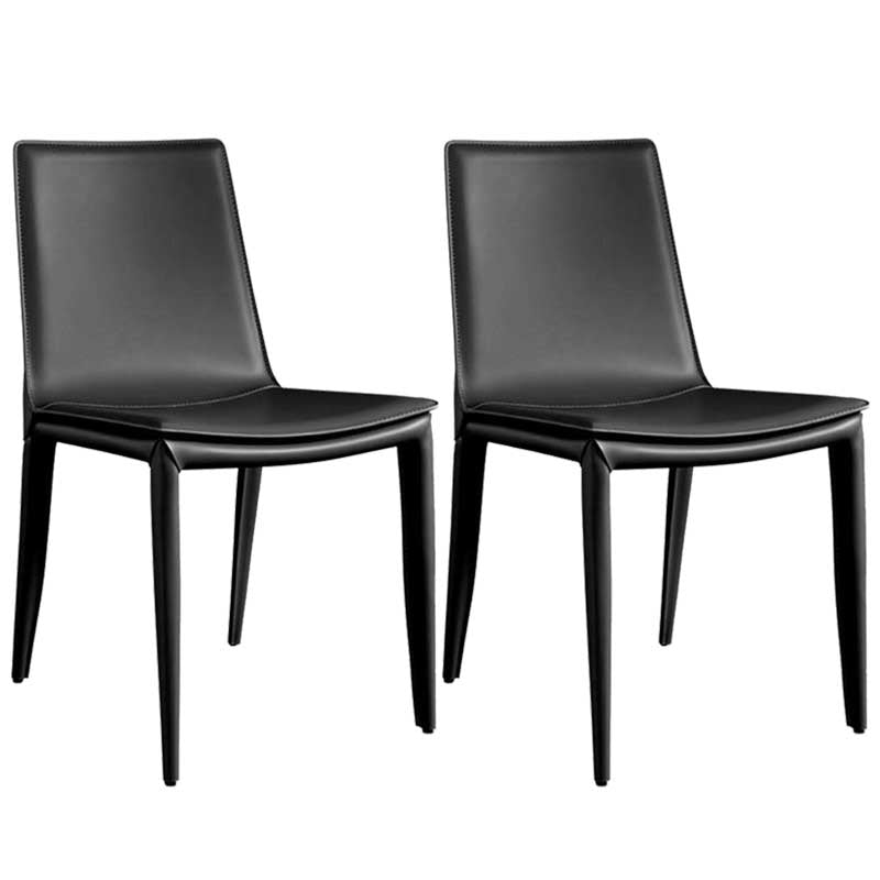 Contemporary Kitchen PU Leather Dining Side Chair Parson Dining Side Chair