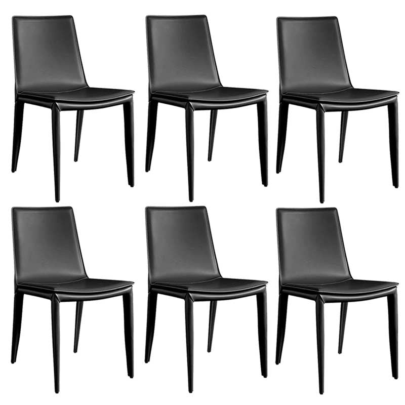 Contemporary Kitchen PU Leather Dining Side Chair Parson Dining Side Chair