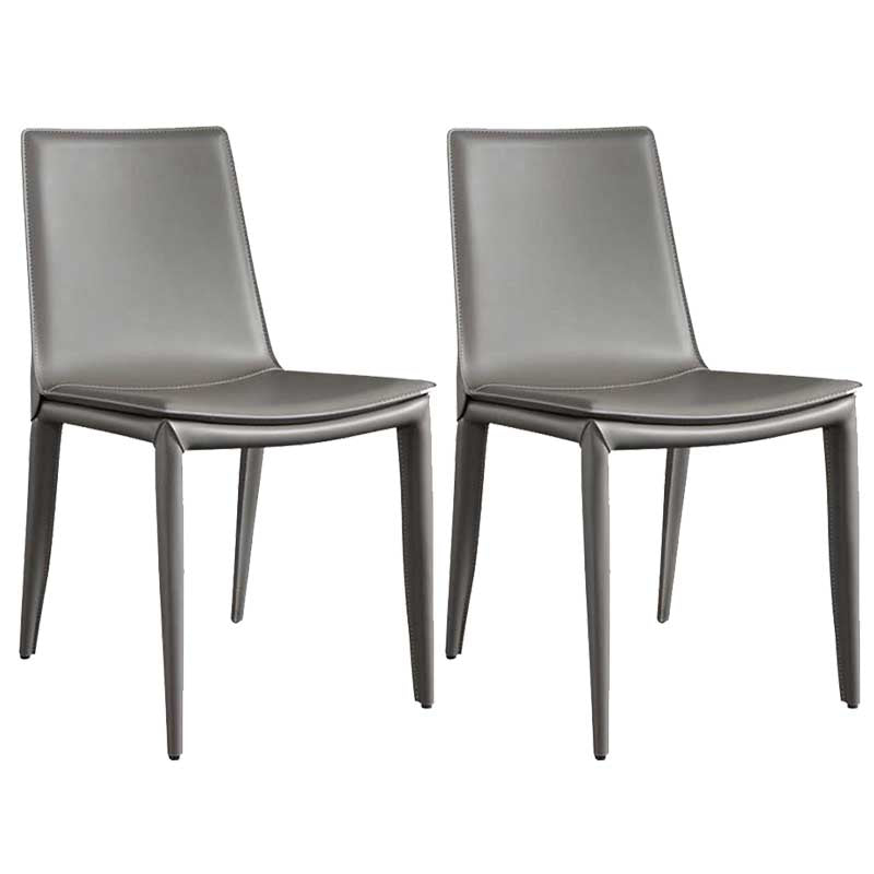 Contemporary Kitchen PU Leather Dining Side Chair Parson Dining Side Chair