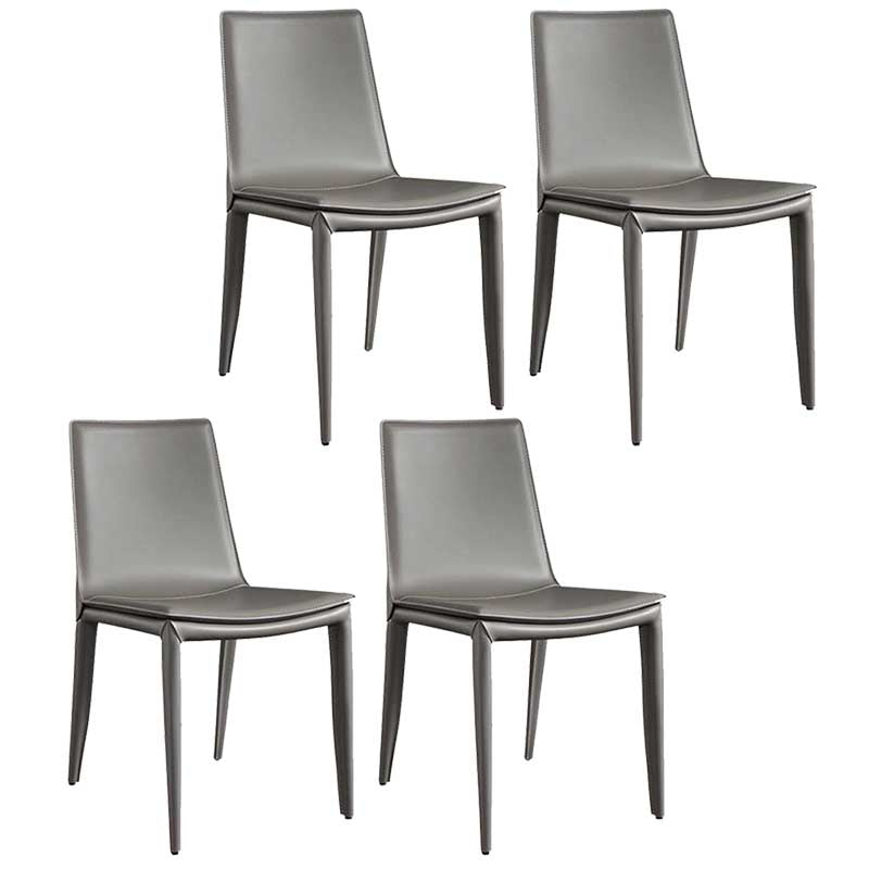 Contemporary Kitchen PU Leather Dining Side Chair Parson Dining Side Chair