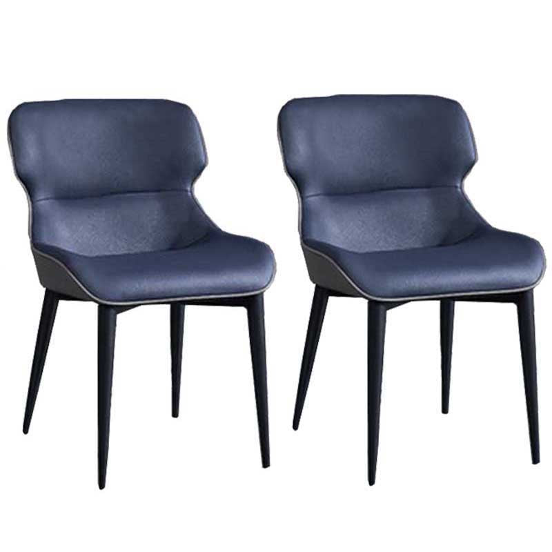 Chaise de style rembourré de style moderne chaise Parsons wingback empilable pour la maison