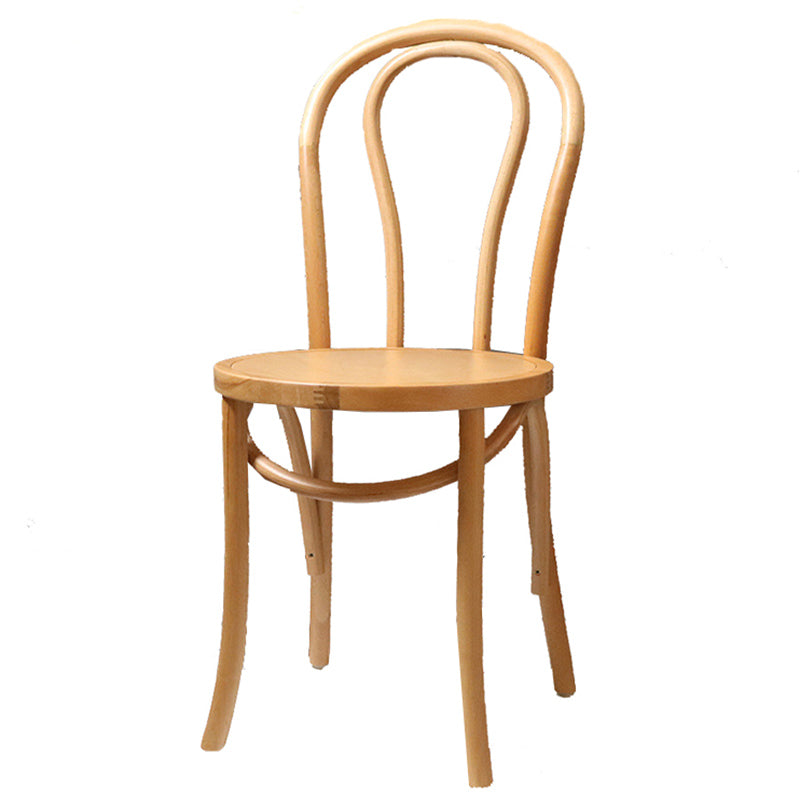 Birch Wood Contemporary Dining Room Chairs Windsor Back Side Chair Set