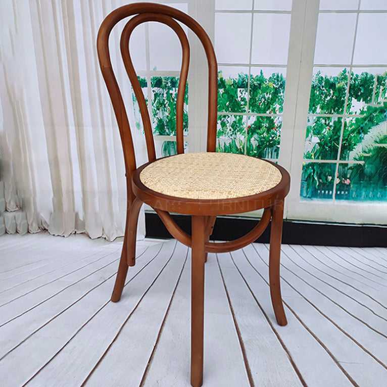Birch Wood Contemporary Dining Room Chairs Windsor Back Side Chair Set