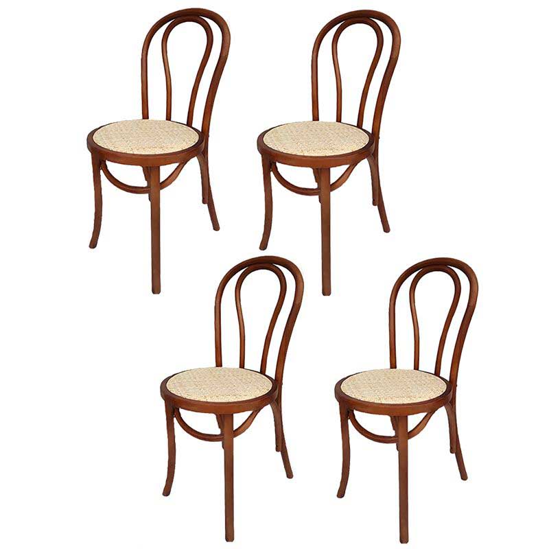 Birch Wood Contemporary Dining Room Chairs Windsor Back Side Chair Set