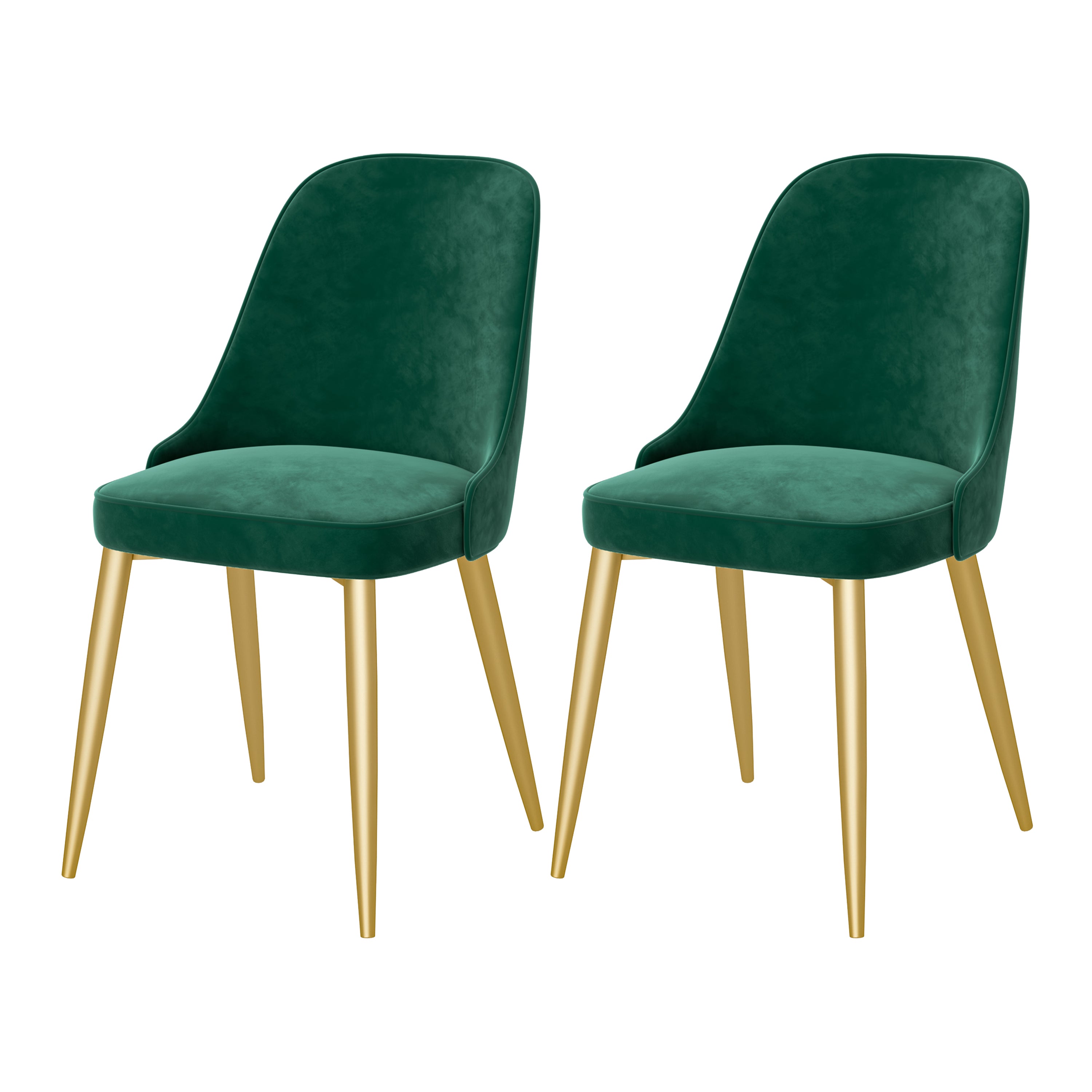 Chaise de salle à manger à dossier solide mental moderne, chaise de cuisine dorée à manger