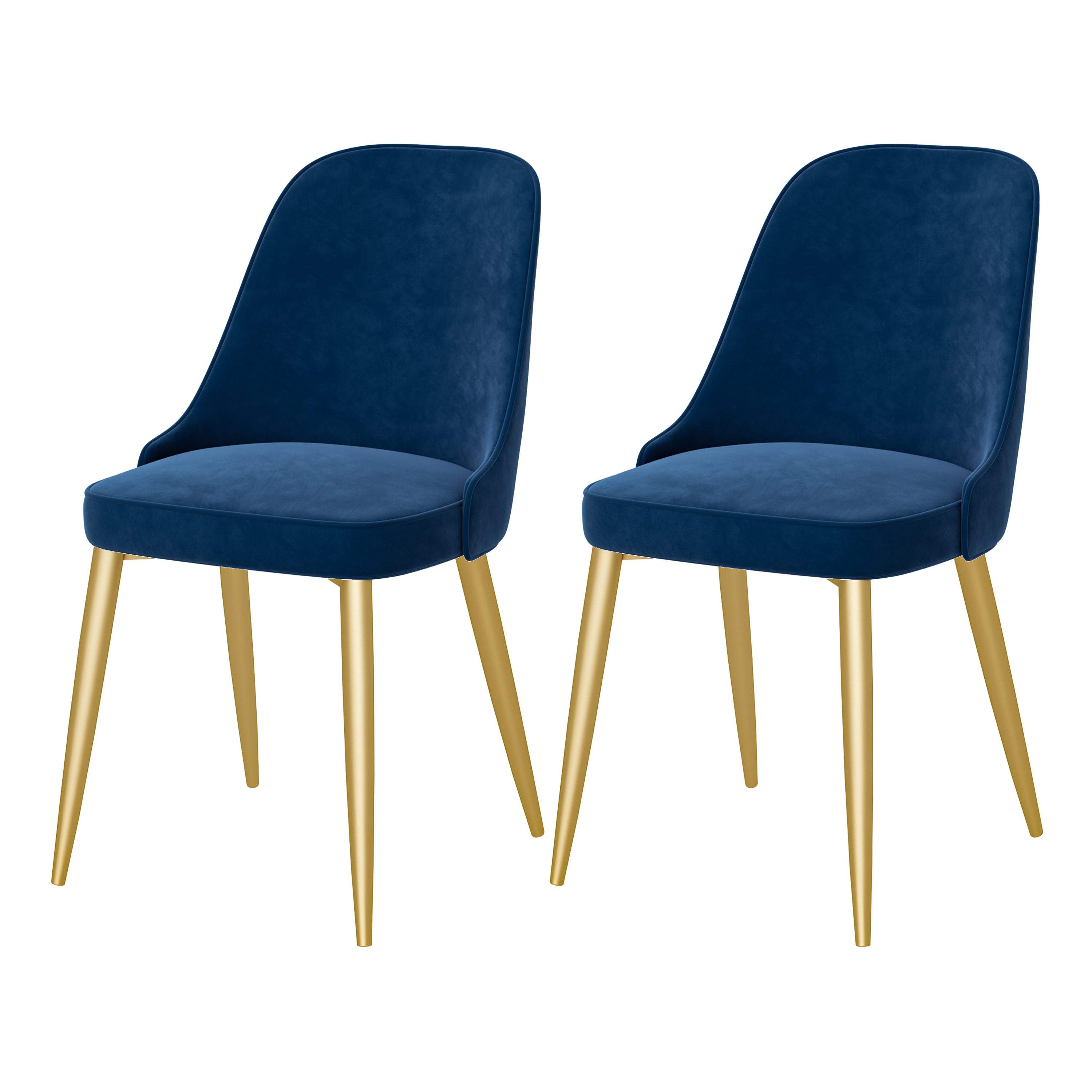 Chaise de salle à manger à dossier solide mental moderne, chaise de cuisine dorée à manger