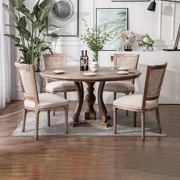 Chaise de salle à manger de style country en bois de style intérieur 20 ''
