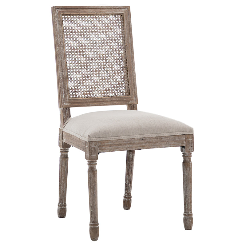 Chaise de salle à manger de style country en bois de style intérieur 20 ''