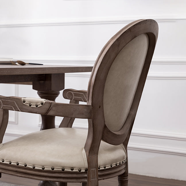 Chaise de salle à manger de style country en bois de style intérieur 20 ''