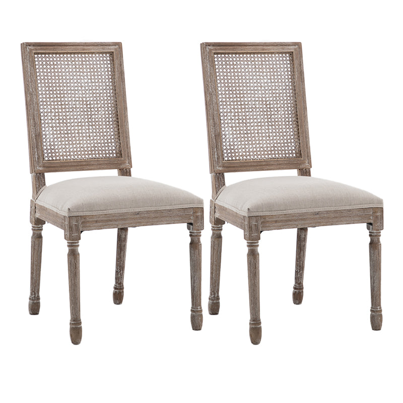 Chaise de salle à manger de style country en bois de style intérieur 20 ''