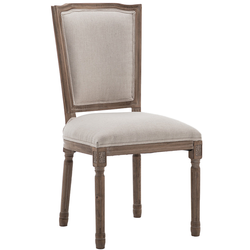 Chaise de salle à manger de style country en bois de style intérieur 20 ''