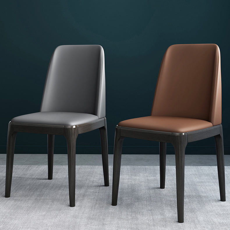 Ensemble de chaises en bois pour salle à manger et cuisine scandinave Glam, ensemble de chaises d'appoint à dossier solide