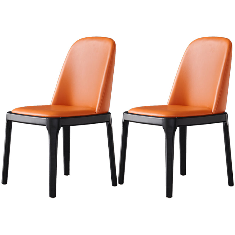 Ensemble de chaises en bois pour salle à manger et cuisine scandinave Glam, ensemble de chaises d'appoint à dossier solide