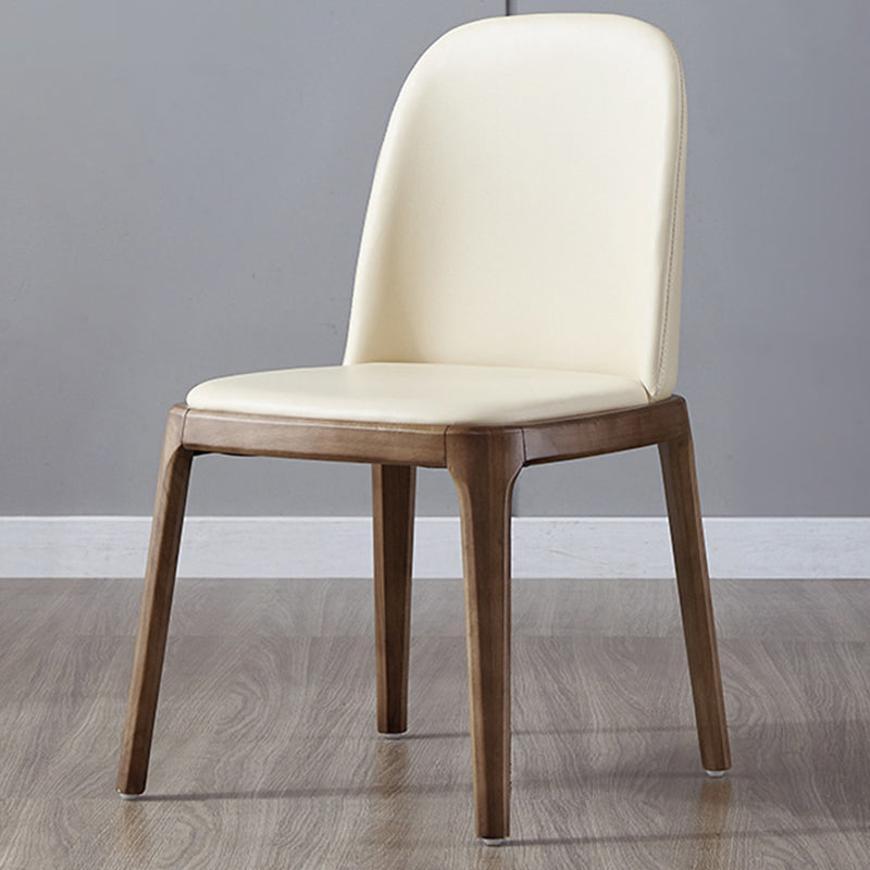 Ensemble de chaises en bois pour salle à manger et cuisine scandinave Glam, ensemble de chaises d'appoint à dossier solide