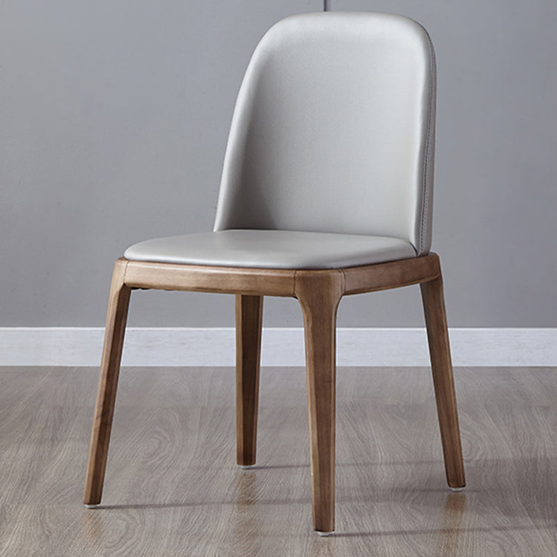 Ensemble de chaises en bois pour salle à manger et cuisine scandinave Glam, ensemble de chaises d'appoint à dossier solide
