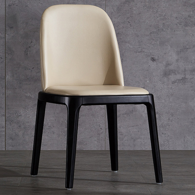 Ensemble de chaises en bois pour salle à manger et cuisine scandinave Glam, ensemble de chaises d'appoint à dossier solide